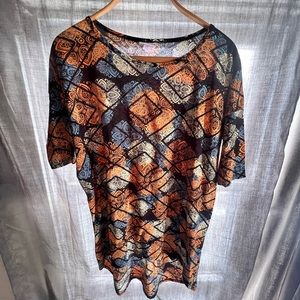 Lularoe Medium Irma! paisley & Geometric